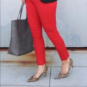 Old Navy TALL size Pixie Bright Red pants!